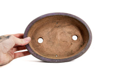 Load image into Gallery viewer, Japanese Tokoname Bonsai Pot - 195mm x 145mm x 38mm